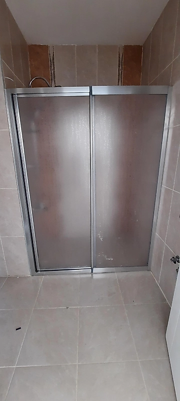 100cm ile 120 cm arası 1 sabit 1 sürgülü parlak profil mika duşakabin | türkiye geneli ücresiz kargo